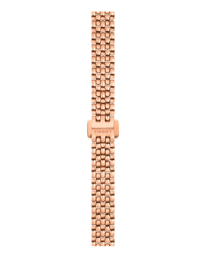 Tissot T Lady Lovely Silver Dial Rose Gold Steel Strap Watch For Women - T058.009.33.031.01