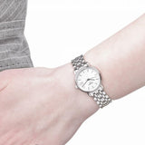 Tissot T Lady Lovely Silver Dial Silver Steel Strap Watch For Women - T058.009.11.031.00