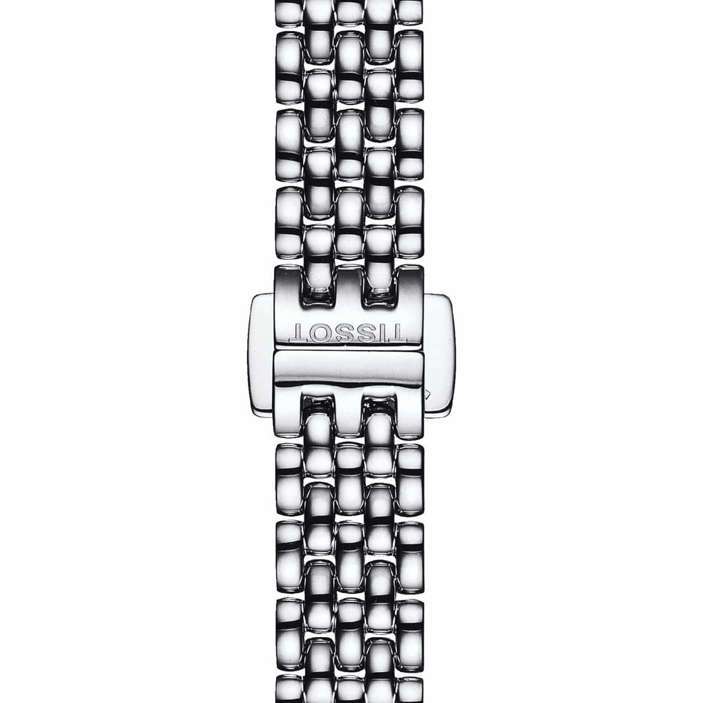 Tissot T Lady Lovely Silver Dial Silver Steel Strap Watch For Women - T058.009.11.031.00