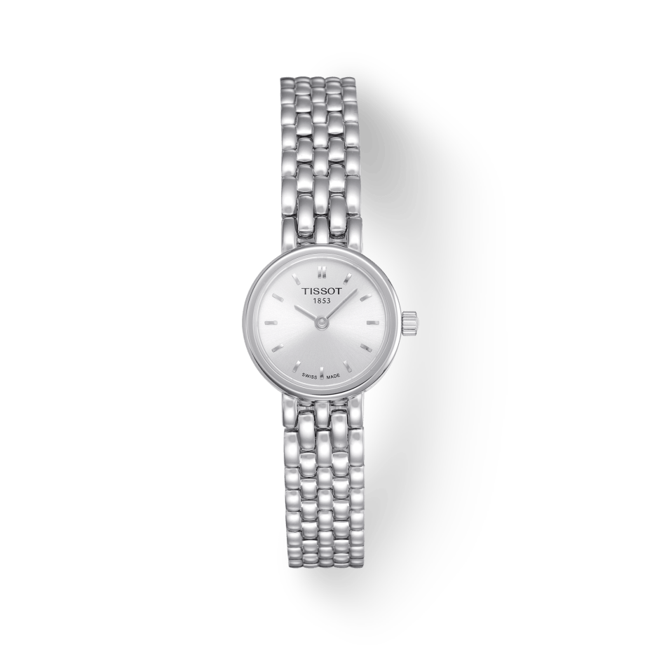 Tissot T Lady Lovely Silver Dial Silver Steel Strap Watch For Women - T058.009.11.031.00