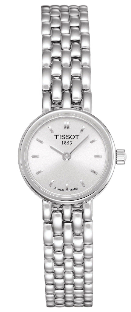 Tissot T Lady Lovely Silver Dial Silver Steel Strap Watch For Women - T058.009.11.031.00