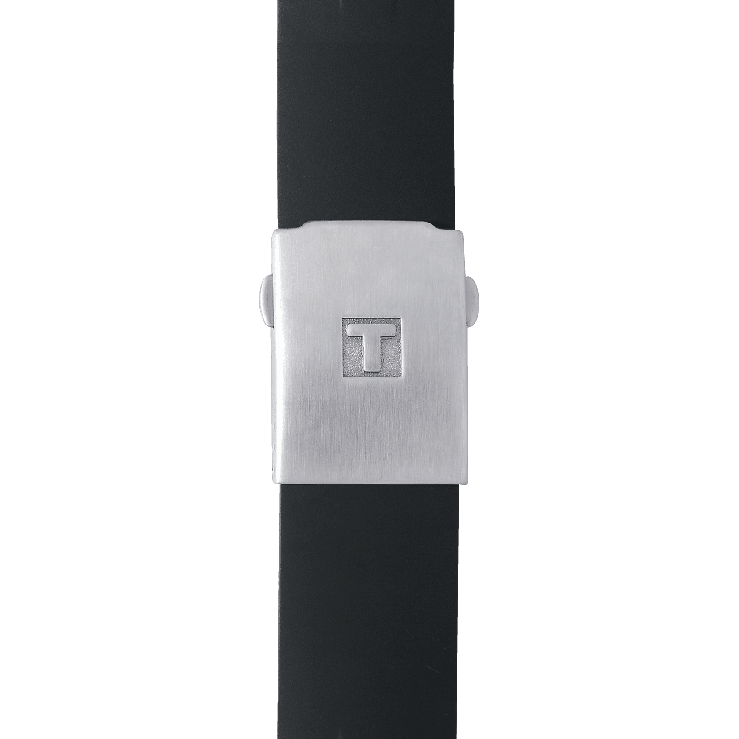 Tissot T Race Chronograph White Dial Black Rubber Strap Watch for Men - T048.417.27.037.00