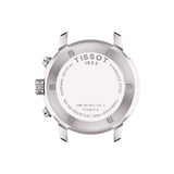 Tissot T Sport PRC 200 Chronograph White Dial Silver Steel Strap Watch For Men - T114.417.11.037.00