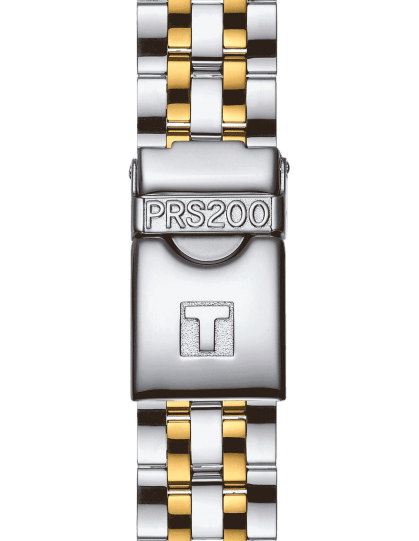 Tissot T Sport PRS 200 Chronograph Black Dial Two Tone Steel Strap Watch For Men - T067.417.22.051.00