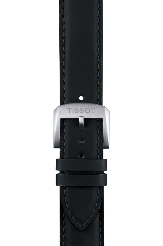 Tissot T Sport Quickster Chronograph Black Dial Black Rubber Strap Watch For Men - T095.417.36.057.01
