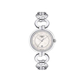 Tissot T Trend Flamingo Mother of Pearl Dial Silver Steel Strap Watch for Women - T094.210.11.116.00