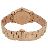 Tissot T Wave Anthracite Dial Rose Gold Steel Strap Watch For Women - T112.210.33.061.00