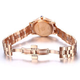 Tissot T Wave Black Dial Rose Gold Steel Strap Watch For Women - T112.210.33.051.00