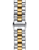 Tissot T Wave Lady White Mother of Pearl Dial Two Tone Steel Strap Watch For Women - T112. 210. 22. 113. 00