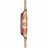 Tissot T Wave Mother of Pearl Dial Rose Gold Steel Strap Watch For Women - T112.210.33.113.00
