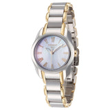 Tissot T Wave Mother of Pearl Dial Two Tone Steel Strap Watch for Women - T023.210.22.117.00