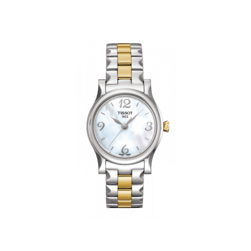 Tissot T Wave Mother of Pearl Dial Watch For Women - T028.210.22.117.00