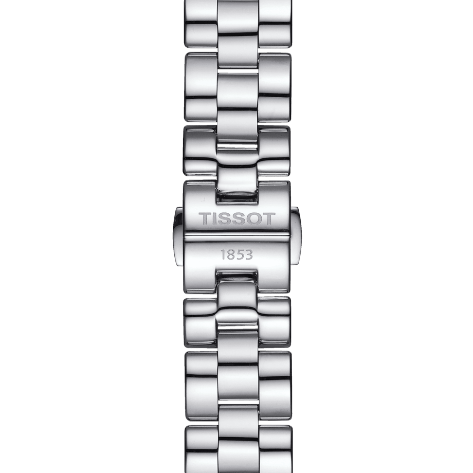 Tissot T Wave Silver Dial Silver Steel Strap Watch For Women - T112.210.11.031.00