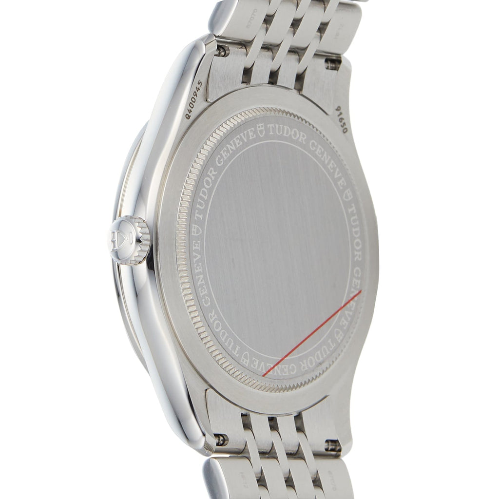 Tudor 1926 Automatic Black Dial Silver Steel Strap Watch for Men - M91650-0002