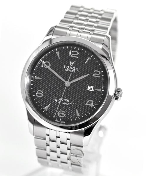Tudor 1926 Automatic Black Dial Silver Steel Strap Watch for Men - M91650-0002