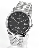 Tudor 1926 Automatic Black Dial Silver Steel Strap Watch for Men - M91650-0002