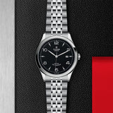 Tudor 1926 Automatic Black Dial Silver Steel Strap Watch for Men - M91650-0002