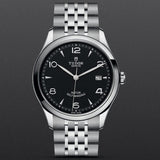 Tudor 1926 Automatic Black Dial Silver Steel Strap Watch for Men - M91650-0002
