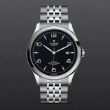 Tudor 1926 Automatic Black Dial Silver Steel Strap Watch for Men - M91650-0002