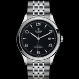 Tudor 1926 Automatic Black Dial Silver Steel Strap Watch for Men - M91650-0002