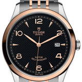 Tudor 1926 Automatic Black Dial Two Tone Steel Strap Watch for Men - M91651-0003