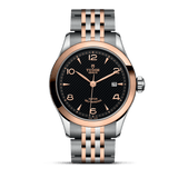 Tudor 1926 Automatic Black Dial Two Tone Steel Strap Watch for Men - M91651-0003