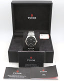 Tudor 1926 Automatic Diamonds Black Dial Silver Steel Strap Watch for Men - M91650-0004