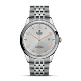 Tudor 1926 Automatic Diamonds Silver Dial Silver Steel Strap Watch for Men - M91650-0003