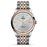 Tudor 1926 Automatic Diamonds Silver Dial Two Tone Steel Strap Watch for Men - M91651-0002