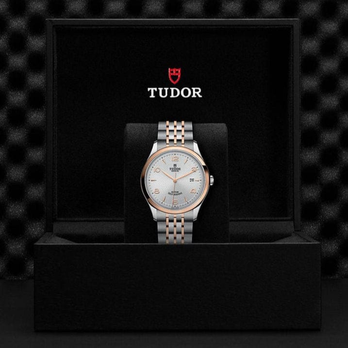Tudor 1926 Automatic Silver Dial Two Tone Steel Strap Watch for Men - M91651-0001