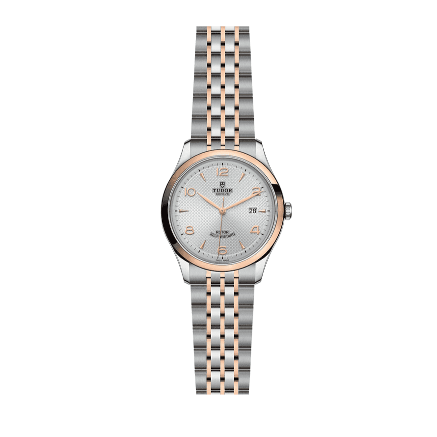 Tudor 1926 Automatic Silver Dial Two Tone Steel Strap Watch for Men - M91651-0001