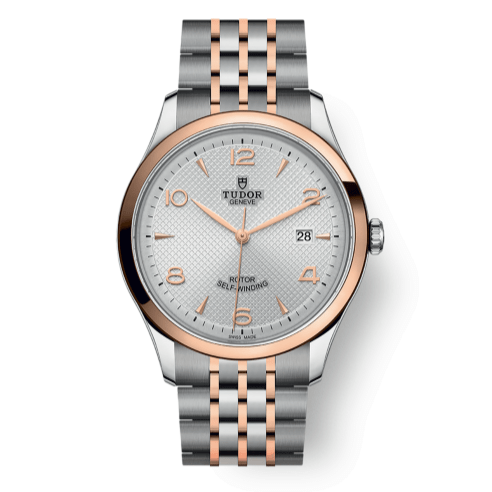 Tudor 1926 Automatic Silver Dial Two Tone Steel Strap Watch for Men - M91651-0001