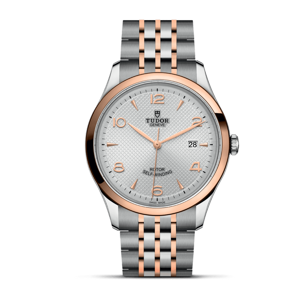 Tudor 1926 Automatic Silver Dial Two Tone Steel Strap Watch for Men - M91651-0001