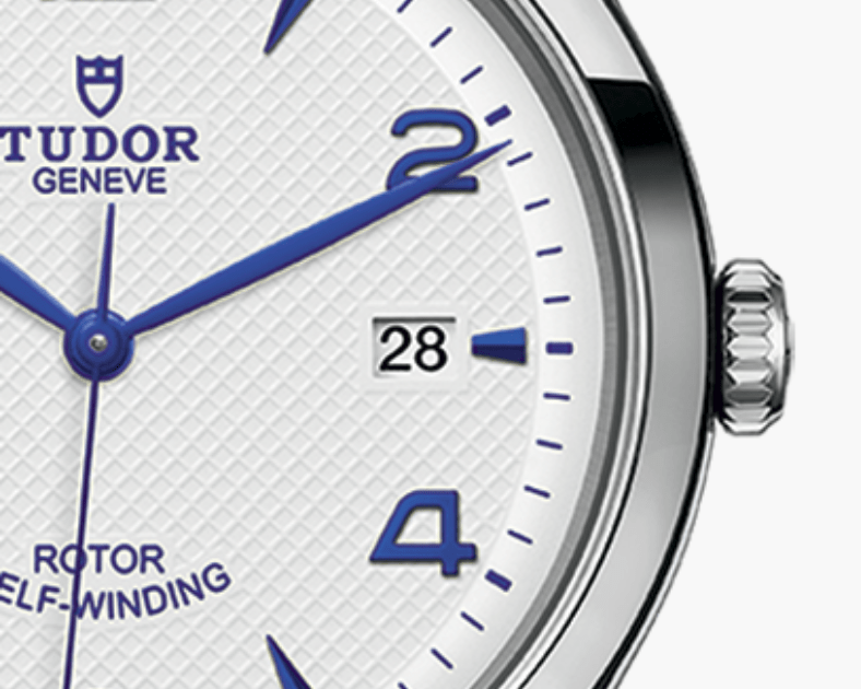 Tudor 1926 Automatic White Dial Silver Steel Strap Watch for Men - M91650-0005