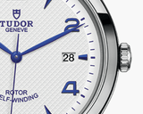 Tudor 1926 Automatic White Dial Silver Steel Strap Watch for Men - M91650-0005