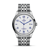 Tudor 1926 Automatic White Dial Silver Steel Strap Watch for Men - M91650-0005