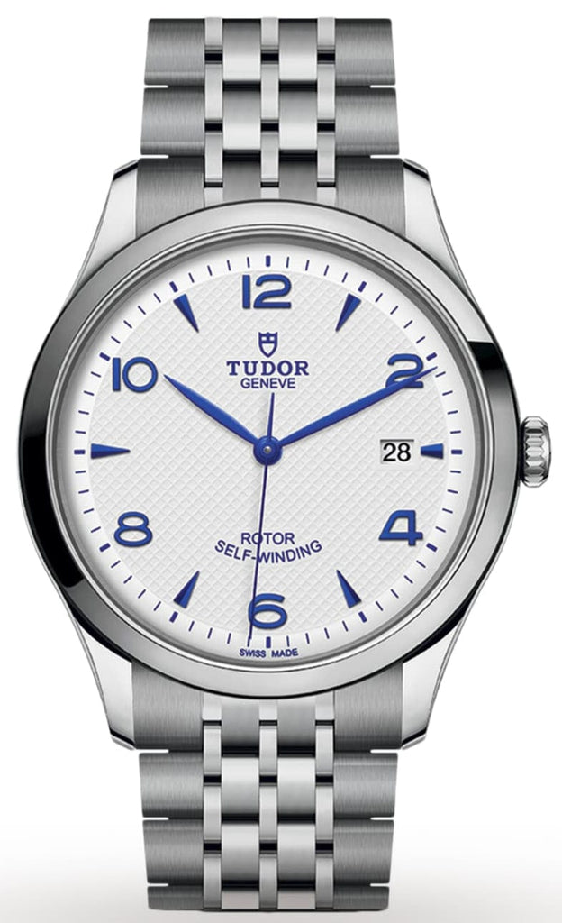 Tudor 1926 Automatic White Dial Silver Steel Strap Watch for Men - M91650-0005