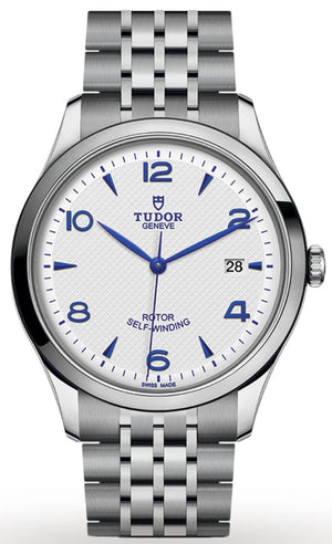 Tudor 1926 Automatic White Dial Silver Steel Strap Watch for Men - M91650-0005