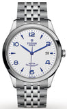 Tudor 1926 Automatic White Dial Silver Steel Strap Watch for Men - M91650-0005
