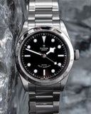Tudor Black Bay Automatic Black Dial Silver Steel Strap Watch for Men - M79540-0001