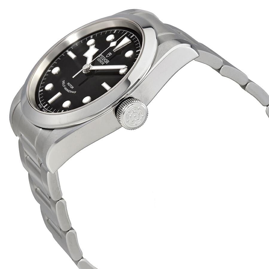 Tudor Black Bay Automatic Black Dial Silver Steel Strap Watch for Men - M79540-0001