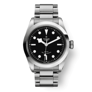 Tudor Black Bay Automatic Black Dial Silver Steel Strap Watch for Men - M79540-0001