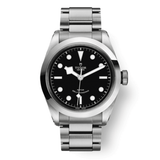 Tudor Black Bay Automatic Black Dial Silver Steel Strap Watch for Men - M79540-0001