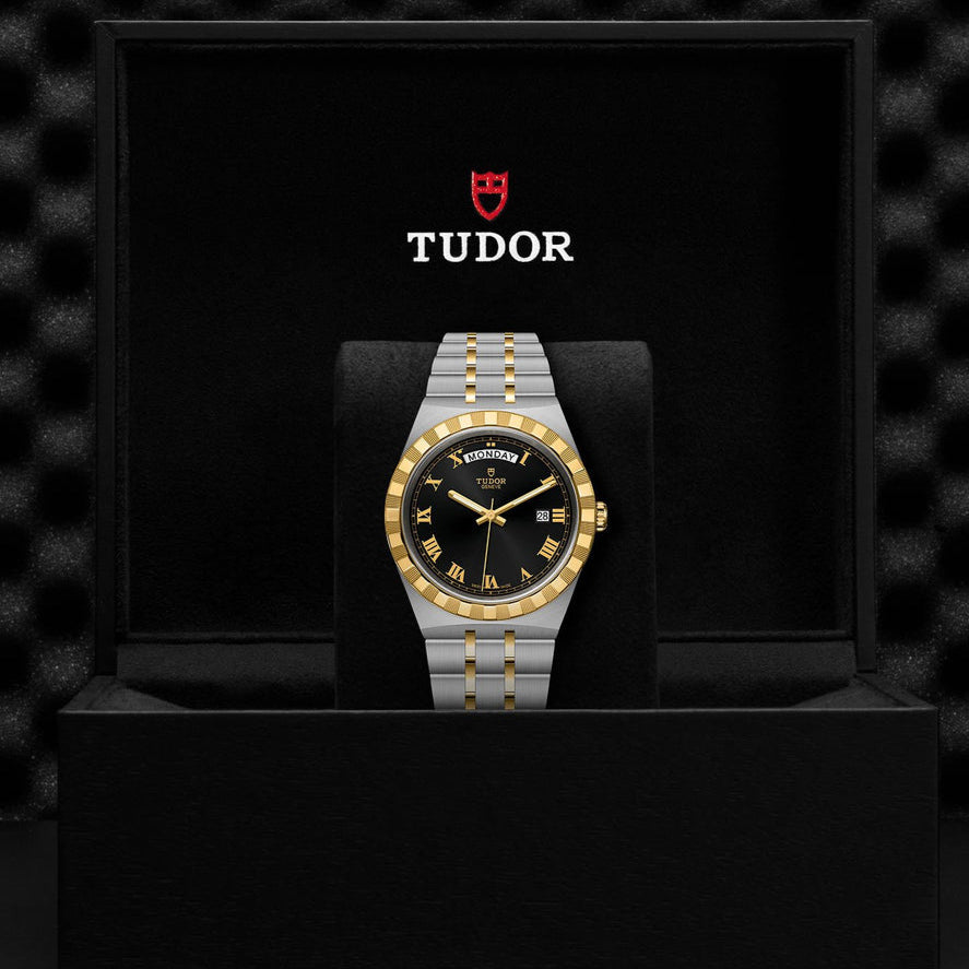 Tudor Royal 41mm Steel & Gold Watch in Box