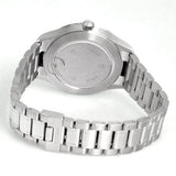 Tudor Style Automatic Burgundy Red Dial Silver Steel Strap Watch for Men - M12710-0015