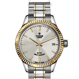Tudor Style Automatic Silver Dial Two Tone Steel Strap Watch for Men - M12713-0003