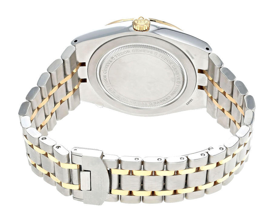 Tudor Royal Auto 41mm Two-Tone Men's Watch - Back View