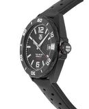 Tag Heuer Formula 1 Automatic Black Dial Black Rubber Strap Watch for Men - WAZ2115.FT8023