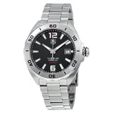 Tag Heuer Formula 1 Automatic Black Dial Silver Steel Strap Watch for Men - WAZ2113.BA0875