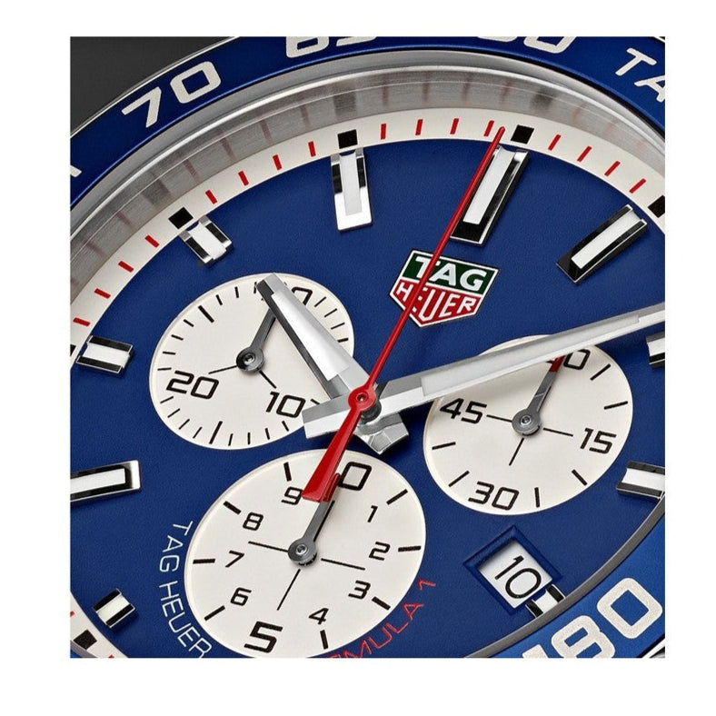Tag Heuer Formula 1 Blue Dial Silver Steel Strap Watch for Men - CAZ1018BA0842